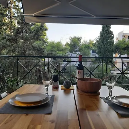 Quiet With A Large Balcony Near The Sea * Athens